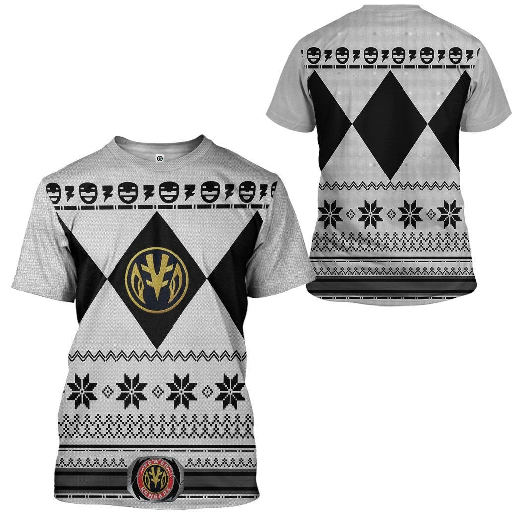 White Power Ranger - Cosplay Tshirt Hoodies Sweatshirt - Apparel