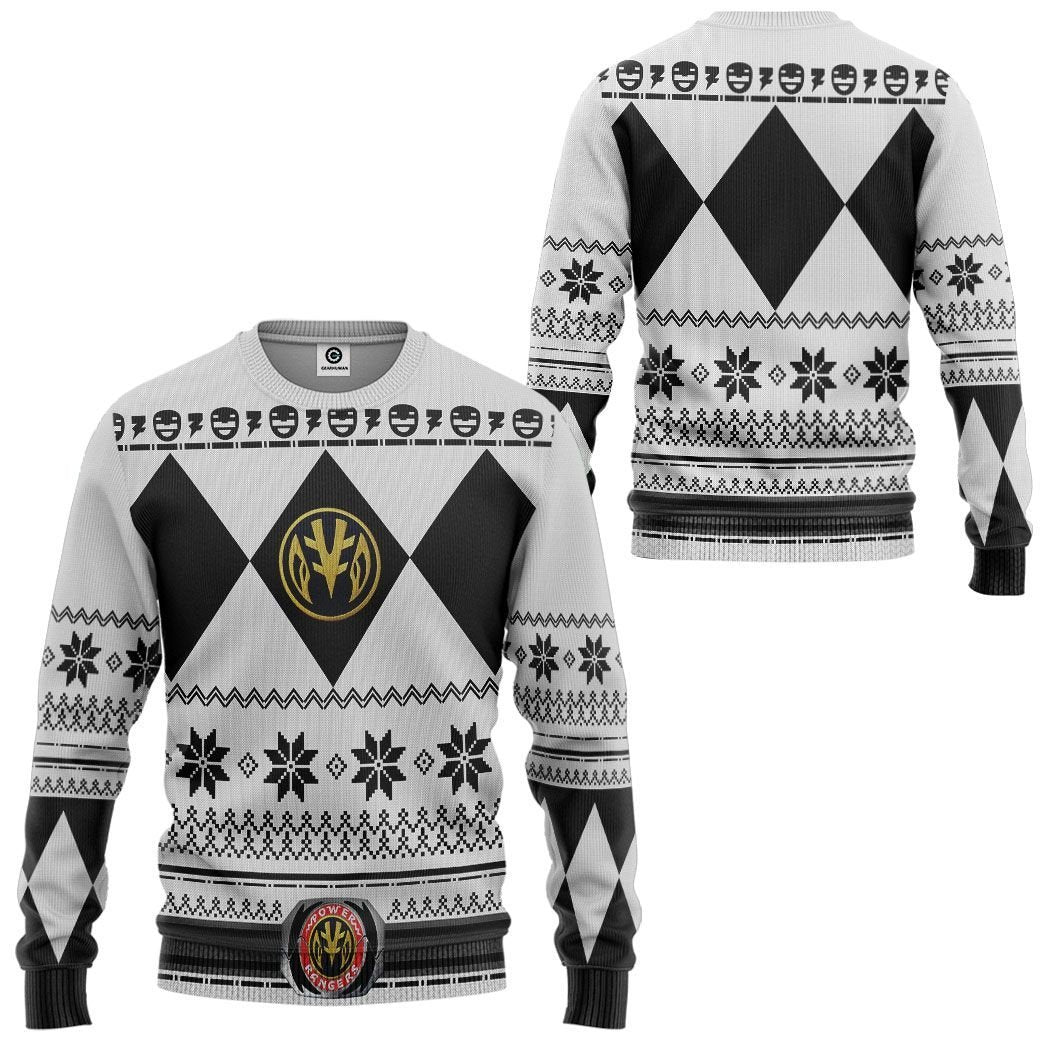 White Power Ranger - Cosplay Tshirt Hoodies Sweatshirt - Apparel