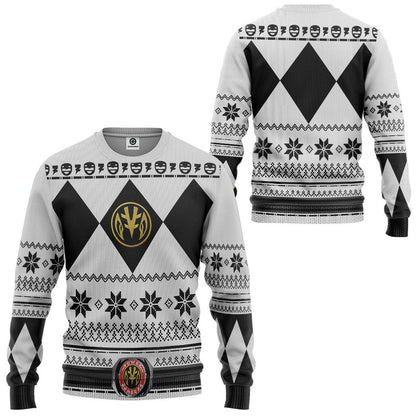 White Power Ranger - Cosplay Tshirt Hoodies Sweatshirt - Apparel