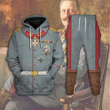 Wilhelm II Former German Emperor Tracksuit - Cosplay Historical Costumes - Apparel