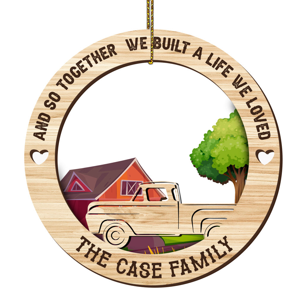 Personalized Christmas Wooden layer Ornaments for Farmers - myfunfarm