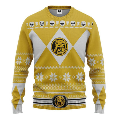 Yellow Power Ranger - Cosplay Tshirt Hoodies Sweatshirt - Apparel