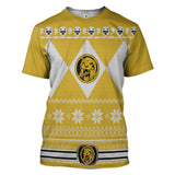 Yellow Power Ranger - Cosplay Tshirt Hoodies Sweatshirt - Apparel