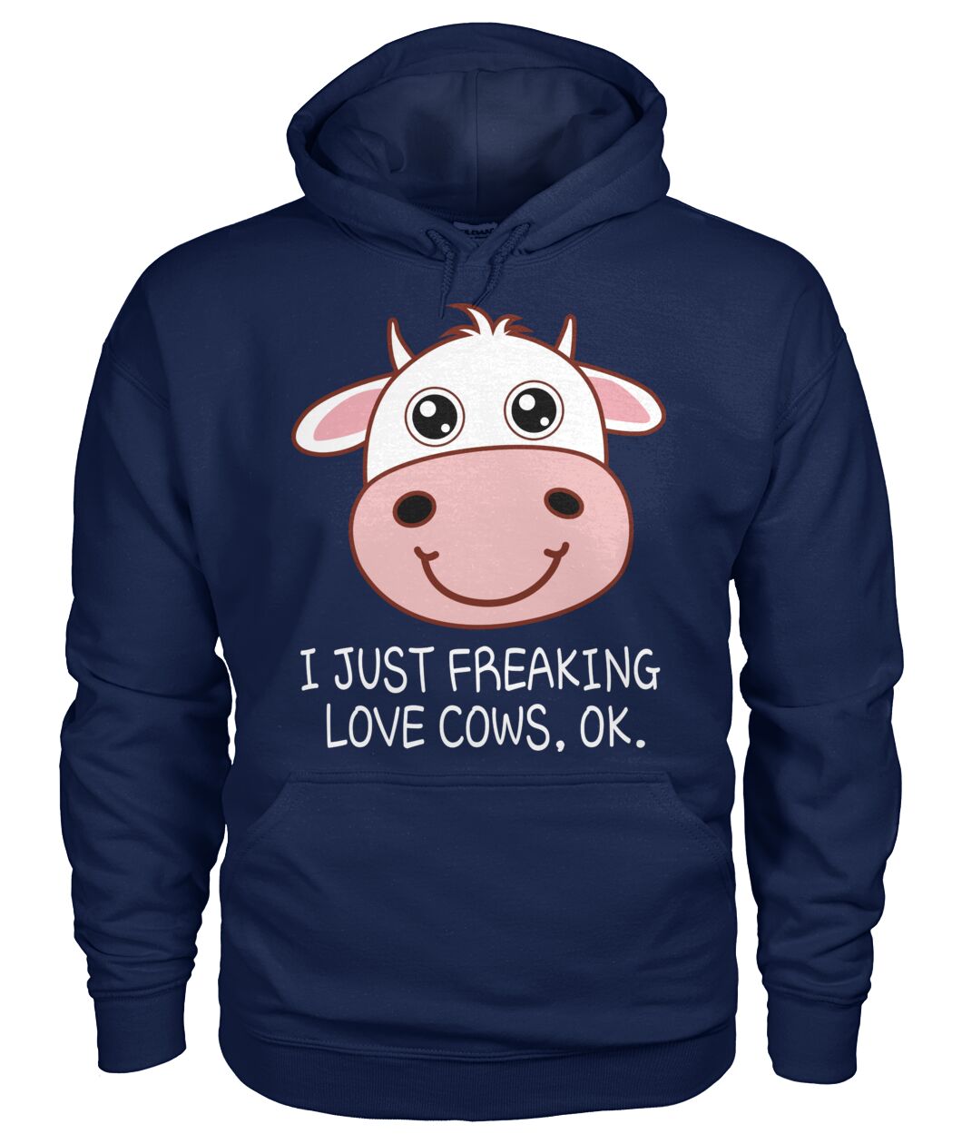 I just freaking love cow , ok - Men's and Women's t-shirt , Vneck, Hoodies - myfunfarm - clothing acceessories shoes for cow lovers, pig, horse, cat, sheep, dog, chicken, goat farmer