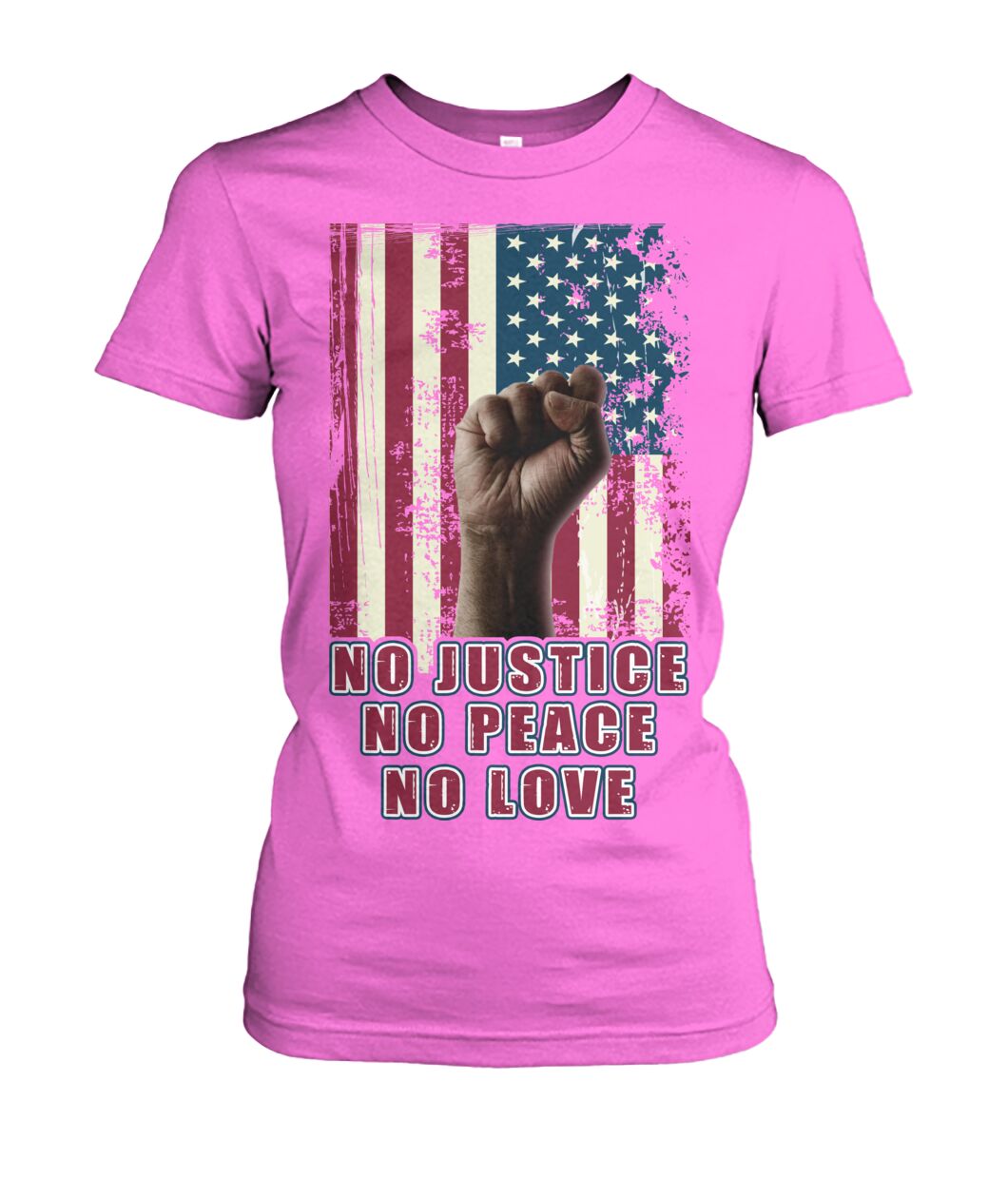 No justice no peace no love  - Men's and Women's t-shirt , Vneck, Hoodies - myfunfarm - clothing acceessories shoes for cow lovers, pig, horse, cat, sheep, dog, chicken, goat farmer
