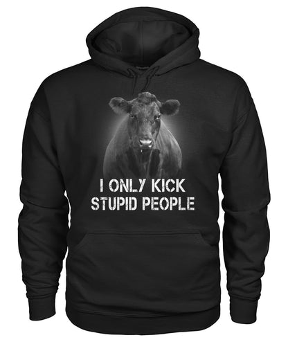 i only kick stupid people   - Men's and Women's t-shirt , Hoodies - myfunfarm