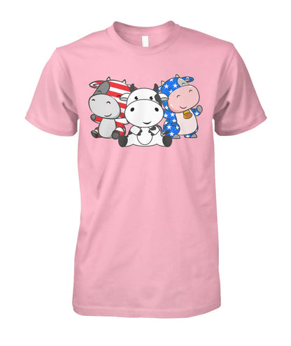 Cow USA  - funny design unisex  t-shirt , Hoodies