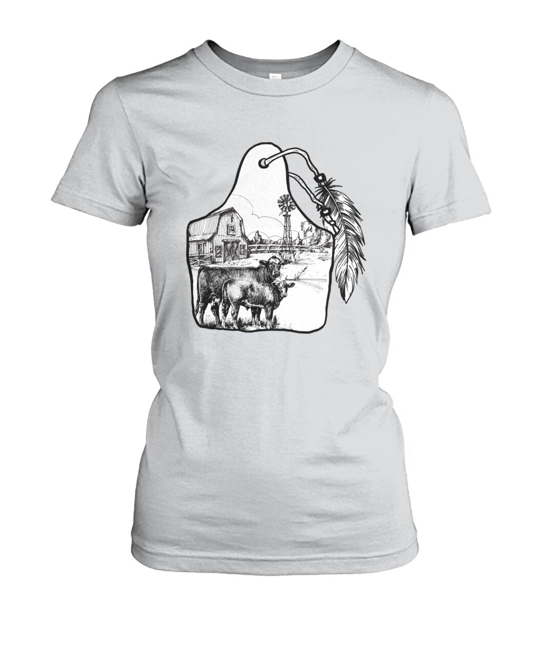 Cattle tag  - design unisex  t-shirt , Hoodies