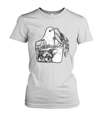 Cattle tag  - design unisex  t-shirt , Hoodies