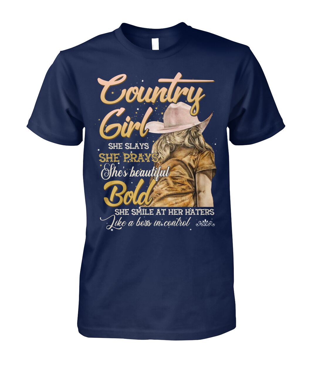 country girl she slays she prays shes beautiful - unisex  t-shirt , Hoodies