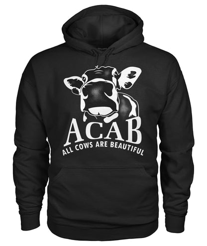 ACAB funny cow  - Men's and Women's t-shirt , Vneck, Hoodies - myfunfarm - clothing acceessories shoes for cow lovers, pig, horse, cat, sheep, dog, chicken, goat farmer