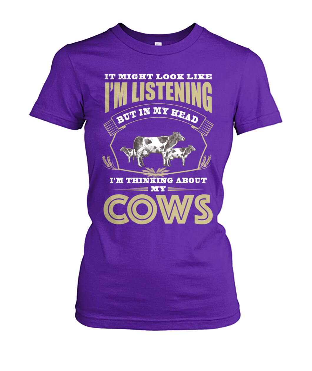 i might look like i'm listening  - Men's and Women's t-shirt , Vneck, Hoodies - myfunfarm - clothing acceessories shoes for cow lovers, pig, horse, cat, sheep, dog, chicken, goat farmer