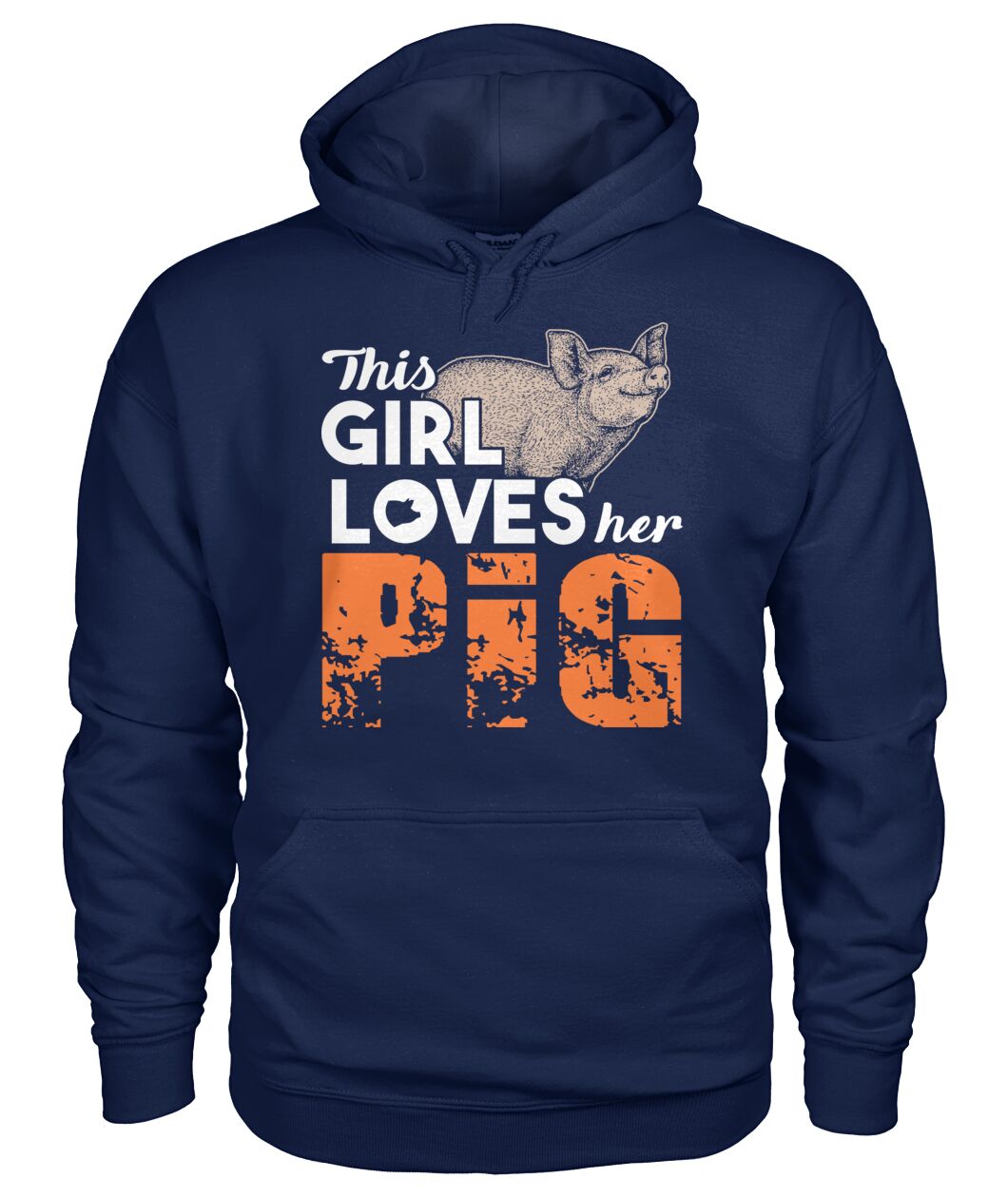 This girl loves her pigs - Men's and Women's t-shirt , Vneck, Hoodies - myfunfarm - clothing acceessories shoes for cow lovers, pig, horse, cat, sheep, dog, chicken, goat farmer