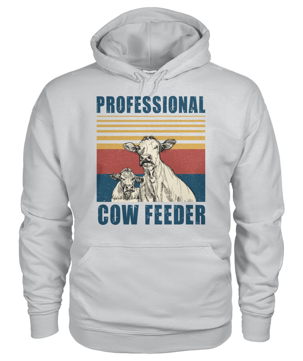 Professional cow feeder  - Men's and Women's t-shirt , Vneck, Hoodies - myfunfarm - clothing acceessories shoes for cow lovers, pig, horse, cat, sheep, dog, chicken, goat farmer