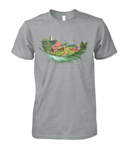 We Love Farm Life - funny design unisex  t-shirt , Hoodies