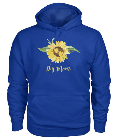 Pig  MOM - Men's and Women's t-shirt , Vneck, Hoodies - myfunfarm - clothing acceessories shoes for cow lovers, pig, horse, cat, sheep, dog, chicken, goat farmer