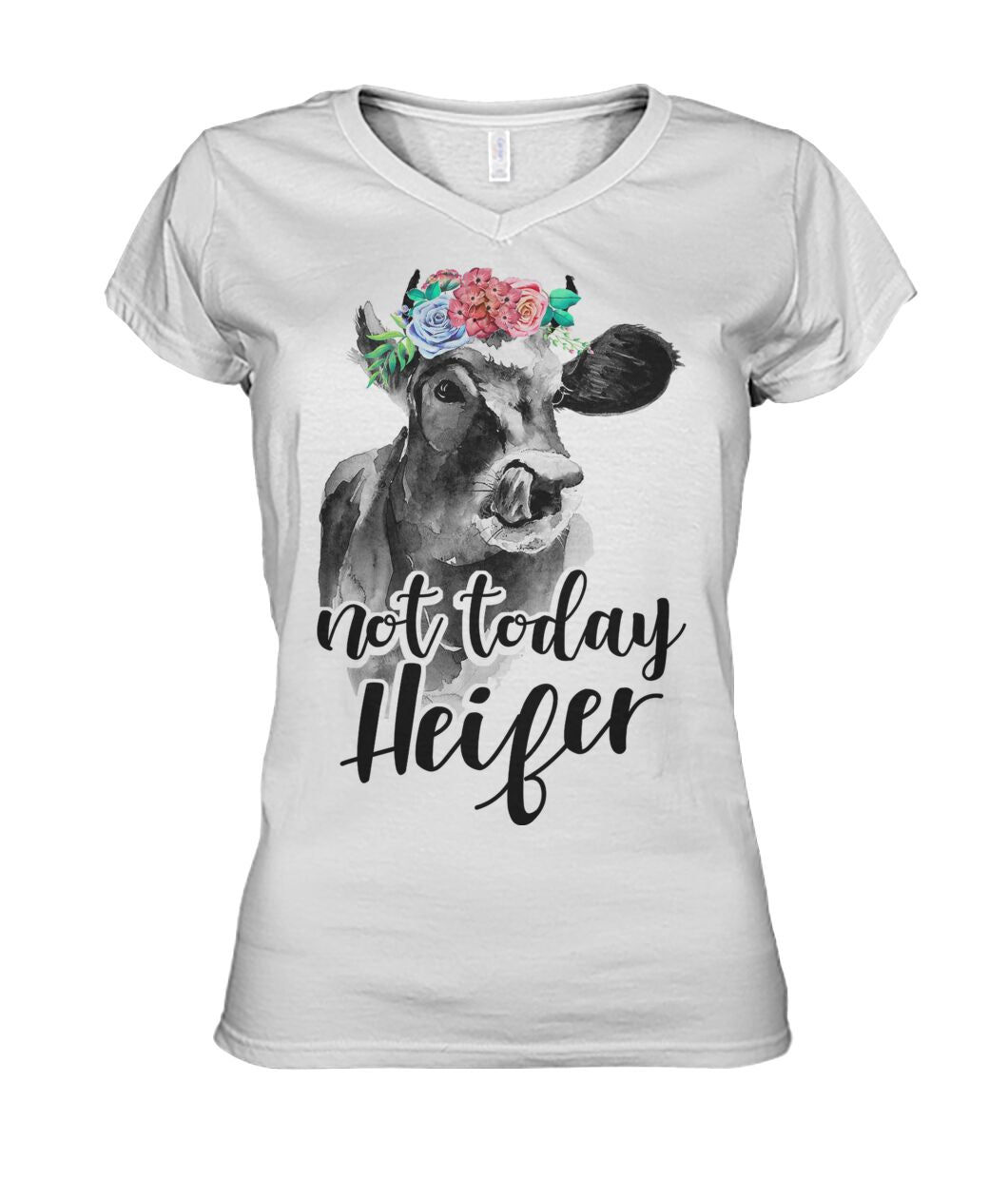 Not today Heifer - Men's and Women's t-shirt , Vneck, Hoodies - myfunfarm - clothing acceessories shoes for cow lovers, pig, horse, cat, sheep, dog, chicken, goat farmer