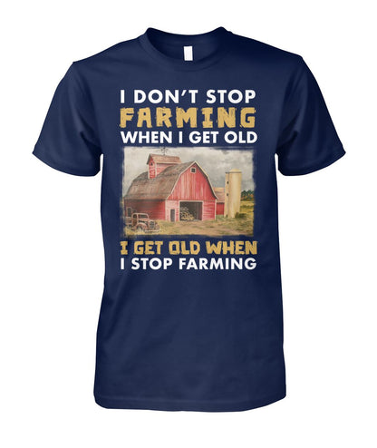 I don't stop farming - unisex  t-shirt , Hoodies - myfunfarm