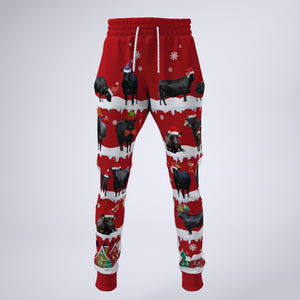 Angus cattle in snow - Merry Christmas -  Unisex Sweatshirt and Pants