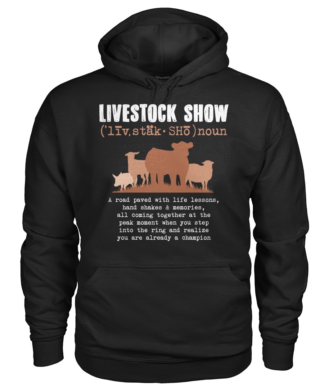 Livestock show - Men's and Women's t-shirt , Vneck, Hoodies - myfunfarm - clothing acceessories shoes for cow lovers, pig, horse, cat, sheep, dog, chicken, goat farmer