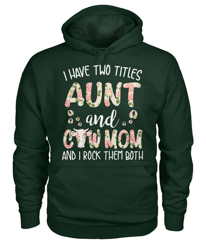 Aunt and cow mom - Men's and Women's t-shirt , Vneck, Hoodies - myfunfarm - clothing acceessories shoes for cow lovers, pig, horse, cat, sheep, dog, chicken, goat farmer