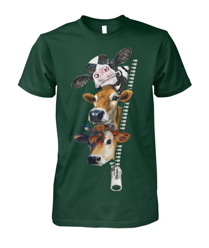 Funny cow  - Men's and Women's t-shirt , Vneck, Hoodies - myfunfarm - clothing acceessories shoes for cow lovers, pig, horse, cat, sheep, dog, chicken, goat farmer