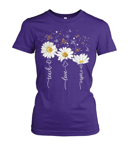 Teach love Inspire - unisex  t-shirt , Hoodies