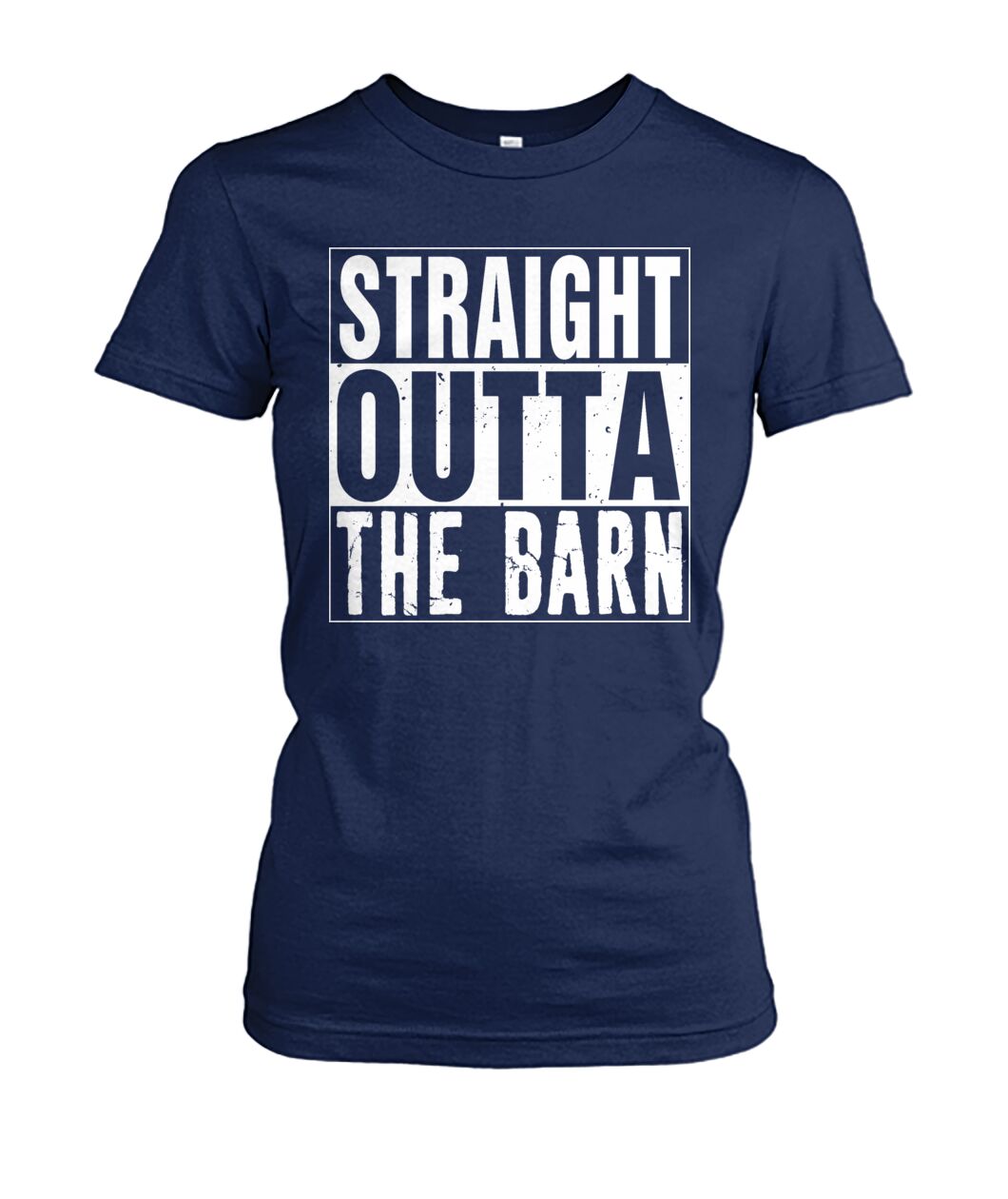straight outta the barn  - Men's and Women's t-shirt , Vneck, Hoodies - myfunfarm - clothing acceessories shoes for cow lovers, pig, horse, cat, sheep, dog, chicken, goat farmer