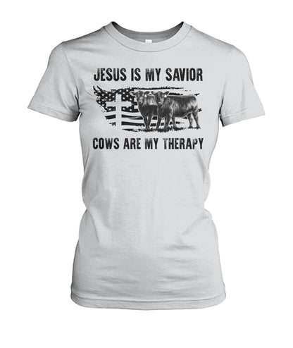 Jesus is my savior cows are my therapy