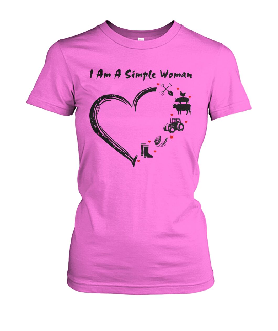 I  am a simple woman unisex  t-shirt , Hoodies - myfunfarm