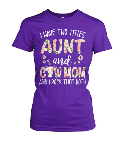 Aunt and cow mom - Men's and Women's t-shirt , Vneck, Hoodies - myfunfarm - clothing acceessories shoes for cow lovers, pig, horse, cat, sheep, dog, chicken, goat farmer