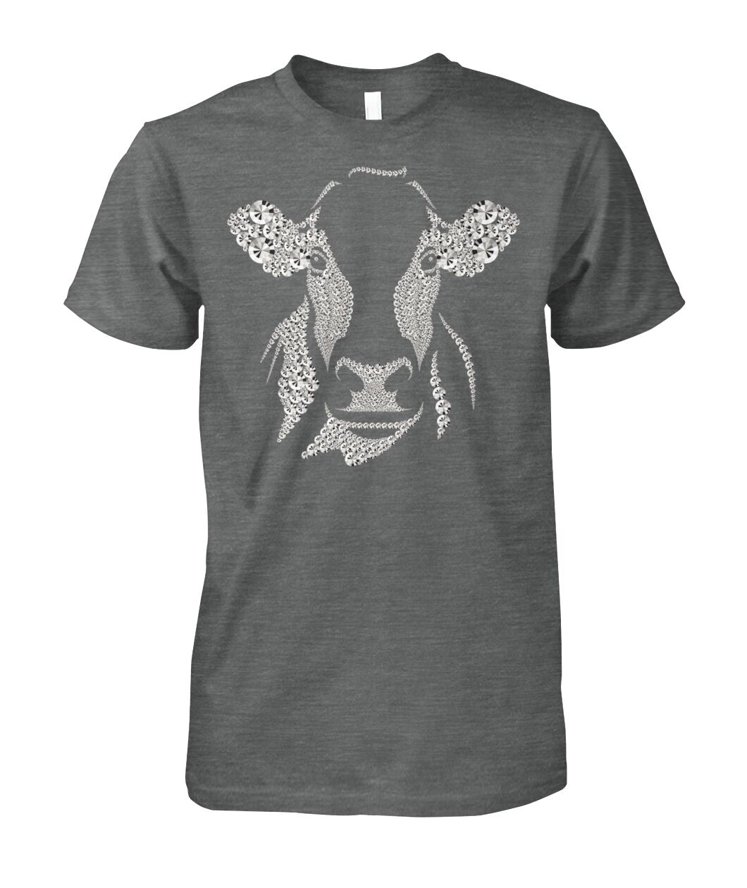 Cow diamond fake - Men's and Women's t-shirt , Vneck, Hoodies - myfunfarm - clothing acceessories shoes for cow lovers, pig, horse, cat, sheep, dog, chicken, goat farmer