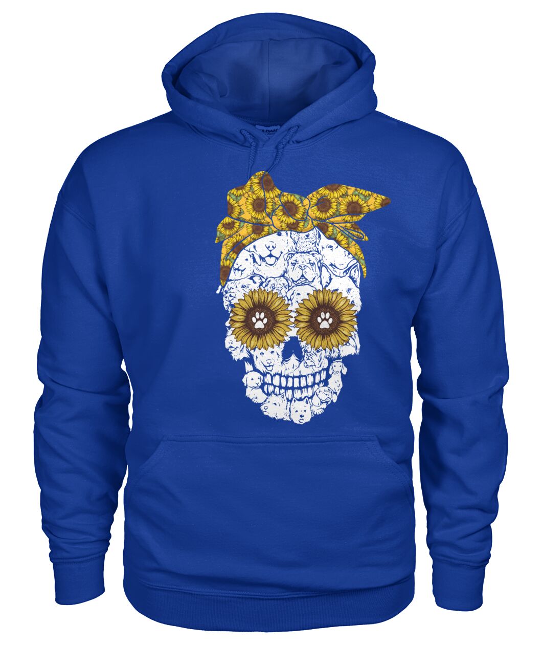 Skull sun Flowers for dog lovers - Men's and Women's t-shirt , hoodies - myfunfarm - clothing acceessories shoes for cow lovers, pig, horse, cat, sheep, dog, chicken, goat farmer