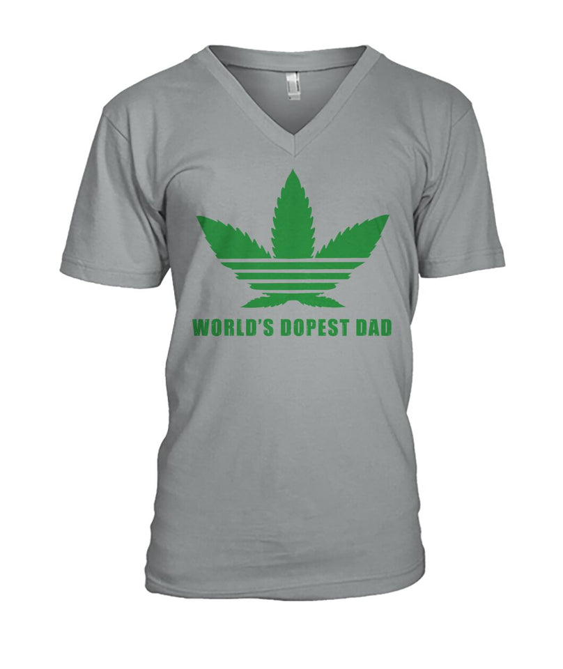 Worlds dopest dad  - Men's and Women's t-shirt , Vneck, Hoodies - myfunfarm - clothing acceessories shoes for cow lovers, pig, horse, cat, sheep, dog, chicken, goat farmer