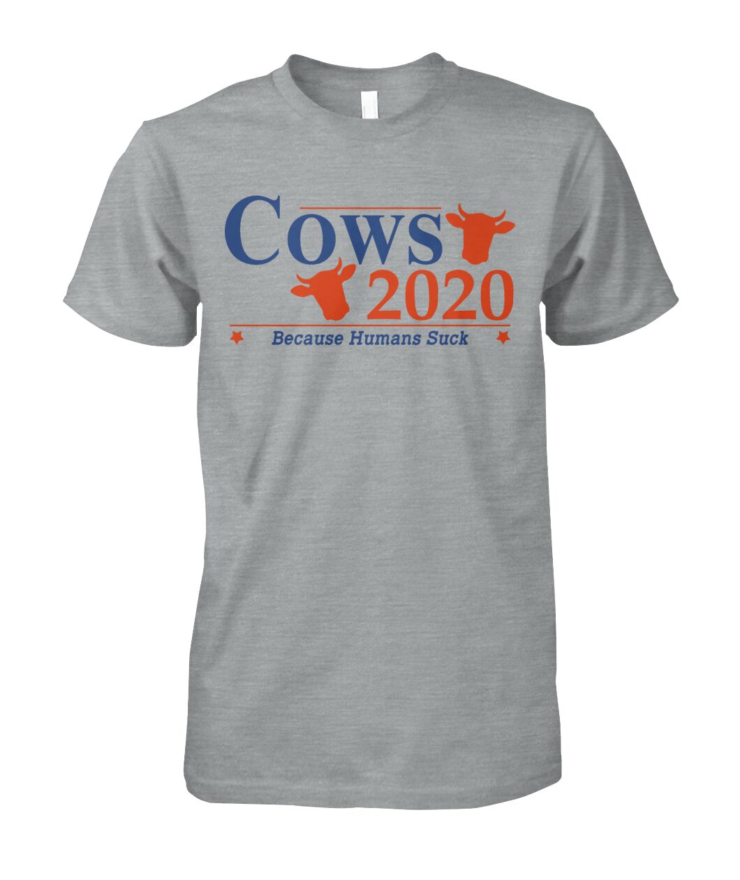 Cows 2020 because humans suck  - Men's and Women's t-shirt , Hoodies - myfunfarm