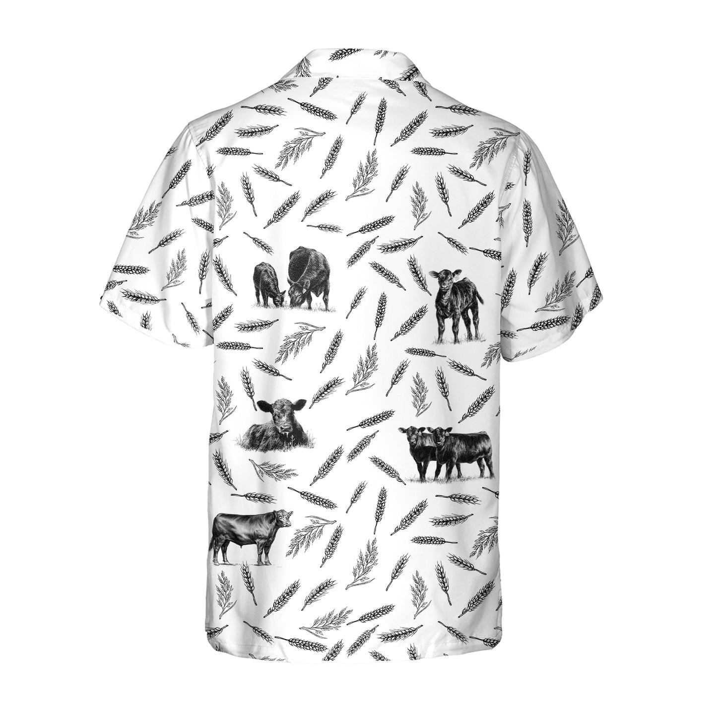 Cattle pattern - Hawaiian Shirt, Shorts for adult and youth - myfunfarm