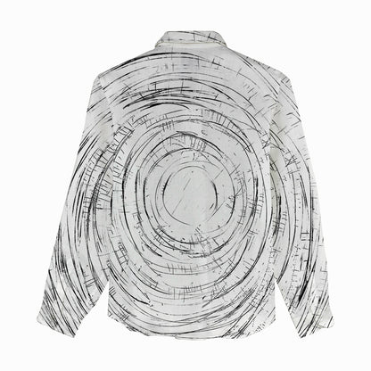 Black cat pattern- Women Linen Shirt & Shorts