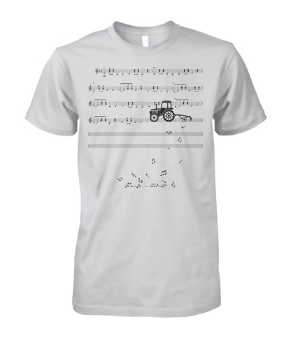 Sheet music tractor - t-shirt, Hoodies