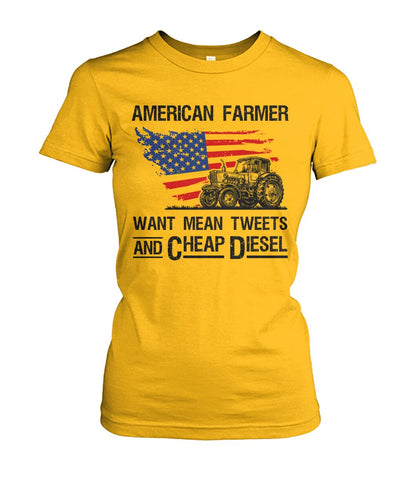 American Farmer want mean tweets and cheap diesel