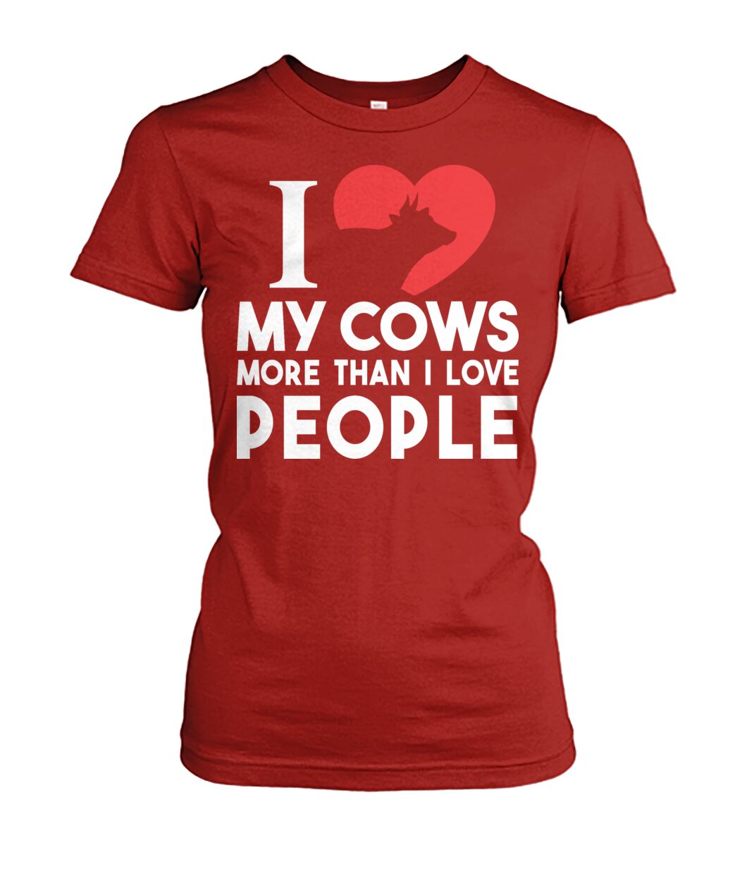 i love cows more than..  - Men's and Women's t-shirt , Vneck, Hoodies - myfunfarm - clothing acceessories shoes for cow lovers, pig, horse, cat, sheep, dog, chicken, goat farmer