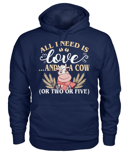 All i need i love and cows - Men's and Women's t-shirt , Vneck, Hoodies - myfunfarm - clothing acceessories shoes for cow lovers, pig, horse, cat, sheep, dog, chicken, goat farmer