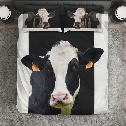 Funny design cow  cute  print Bedding set - myfunfarm - clothing acceessories shoes for cow lovers, pig, horse, cat, sheep, dog, chicken, goat farmer