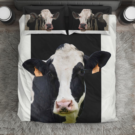 Funny design cow  cute  print Bedding set - myfunfarm - clothing acceessories shoes for cow lovers, pig, horse, cat, sheep, dog, chicken, goat farmer