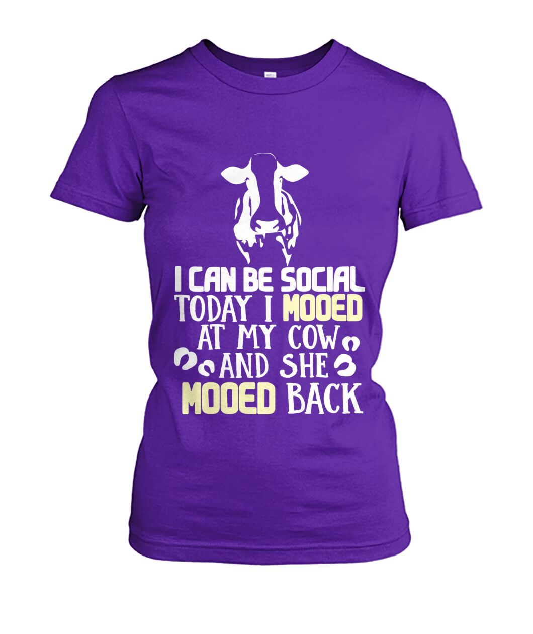 i can be social today i mooed  - Men's and Women's t-shirt , Vneck, Hoodies - myfunfarm - clothing acceessories shoes for cow lovers, pig, horse, cat, sheep, dog, chicken, goat farmer