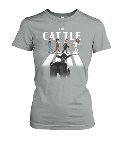 The Cattle and The Beatles   - Men's and Women's t-shirt , Hoodies - myfunfarm