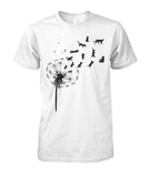 Dandelion Cats - design unisex  t-shirt , Hoodies