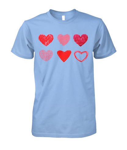 Heart  - unisex  t-shirt , Hoodies - Valentine
