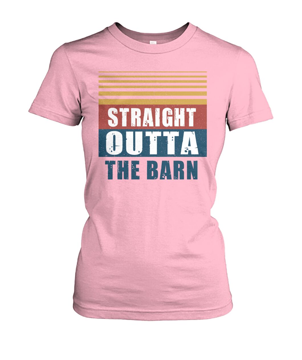 Straight outta the barn  - Men's and Women's t-shirt , Vneck, Hoodies - myfunfarm - clothing acceessories shoes for cow lovers, pig, horse, cat, sheep, dog, chicken, goat farmer