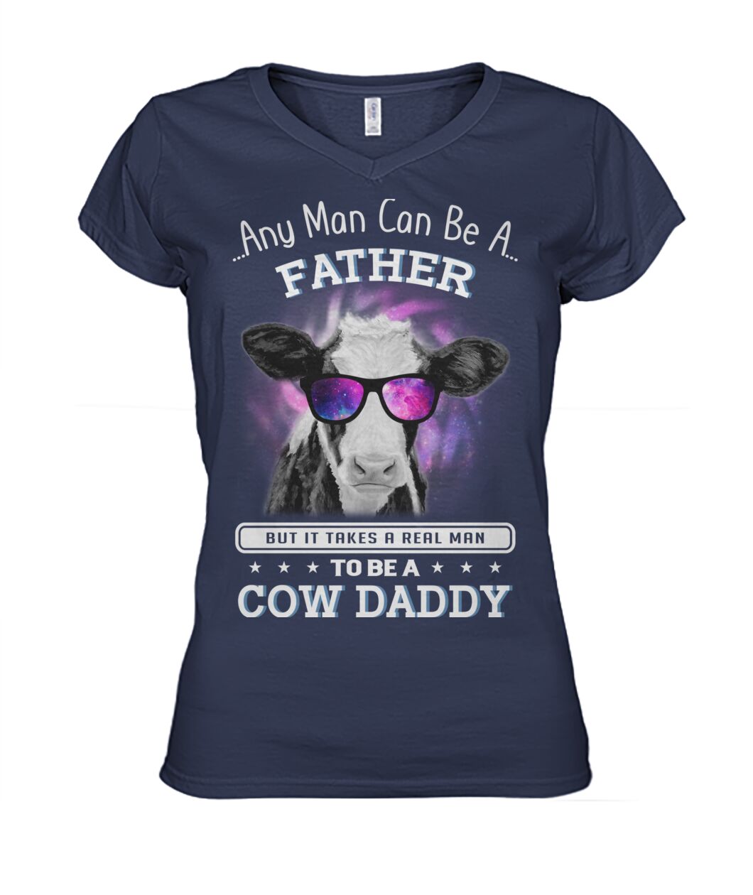 COW DADDY - Men's and Women's t-shirt , Vneck, Hoodies - myfunfarm - clothing acceessories shoes for cow lovers, pig, horse, cat, sheep, dog, chicken, goat farmer