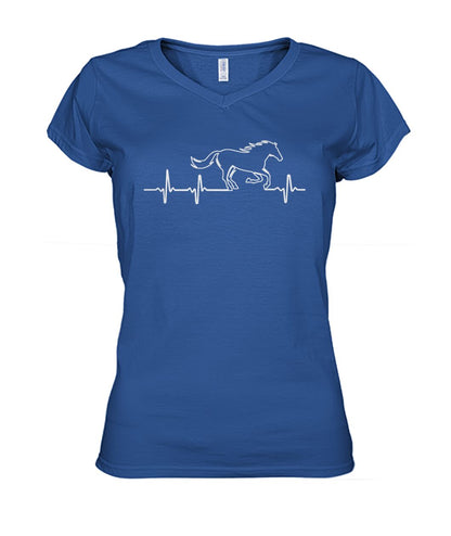 Your heart beat - Men's and Women's t-shirt , Vneck, Hoodies - myfunfarm - clothing acceessories shoes for cow lovers, pig, horse, cat, sheep, dog, chicken, goat farmer